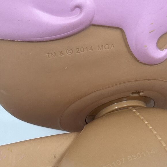 Lalaloopsy Baby Diaper Surprise Doll Full Size Pink Hair Black Button Eyes 2014 - Picture 4 of 11